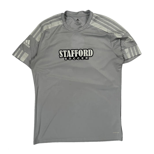 D.C. United Adidas Football Shirt - Medium Grey Polyester