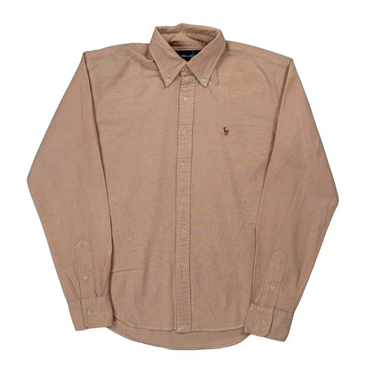 Ralph Lauren Slim Fit Shirt - Small Pink Cotton