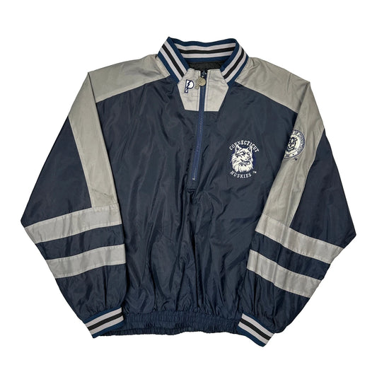Connecticut Huskies Starter College Windbreaker - Large Navy Nylon