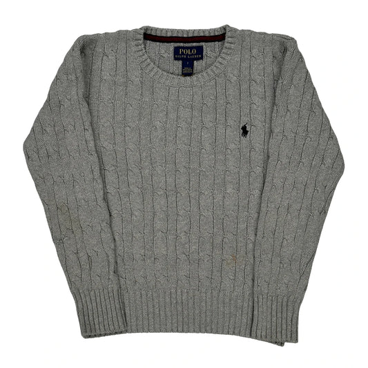 Age 6 Polo By Ralph Lauren Jumper - Small Grey Cotton