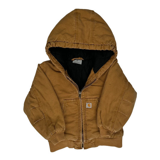 Carhartt Jacket - 2XS Brown Cotton