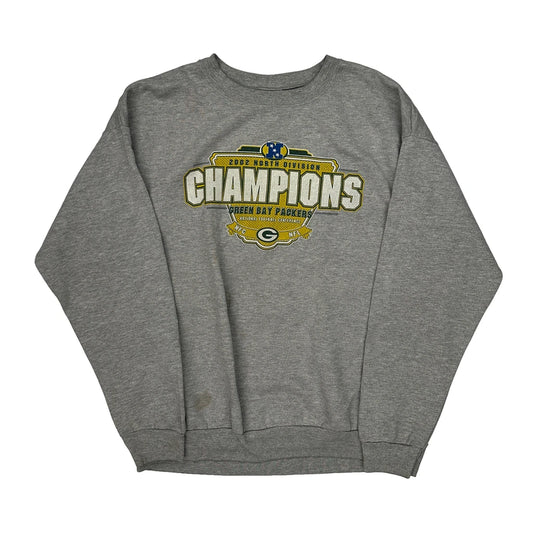 Green Bay Packers NFL Sweatshirt - XL Gray Cotton