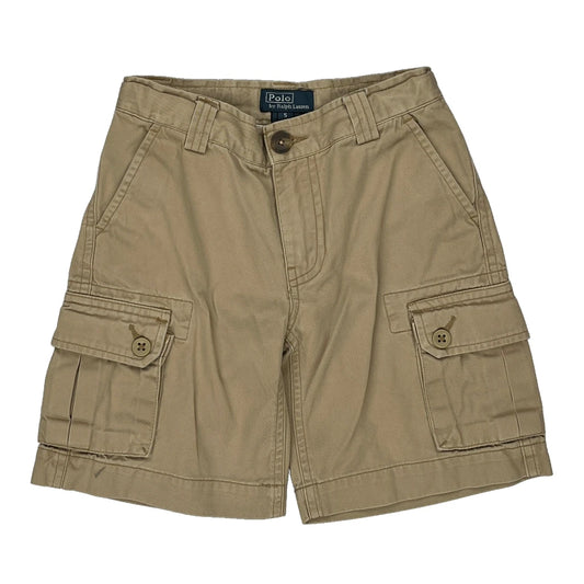 Age 5 Polo By Ralph Lauren Cargo Shorts - Small Beige Cotton