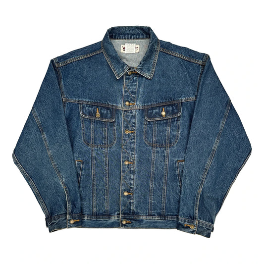 Wrangler Denim Jacket - XL Blue Cotton