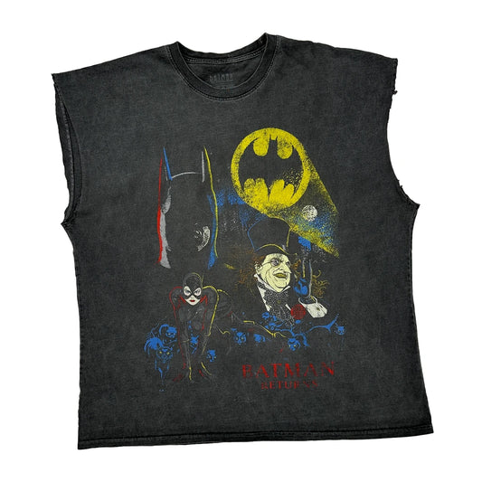 Batman Graphic T-Shirt - 2XL Black Cotton