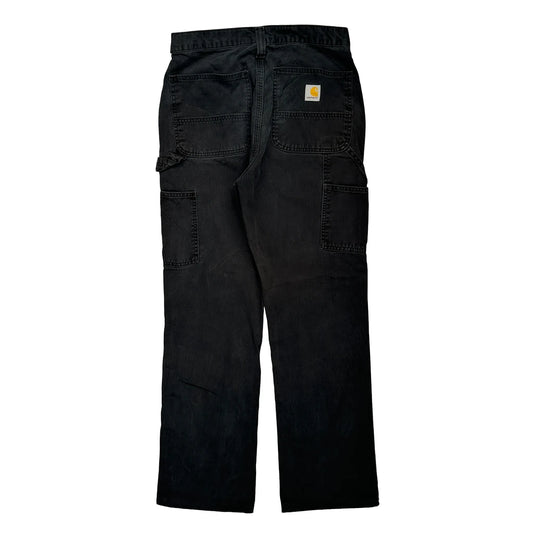 Carhartt Carpenter Trousers - 30W 31L Black Cotton