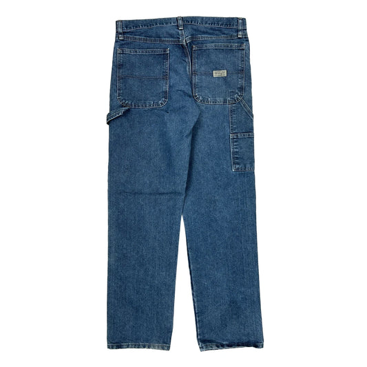Wrangler Carpenter Jeans - 33W 34L Blue Cotton