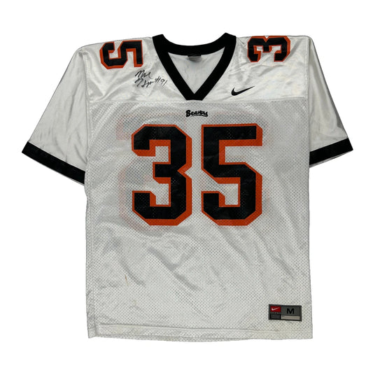 Beavers Nike Jersey - Medium White Polyester