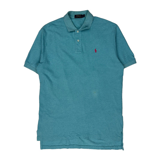 Polo By Ralph Lauren Polo Shirt - Large Blue Cotton