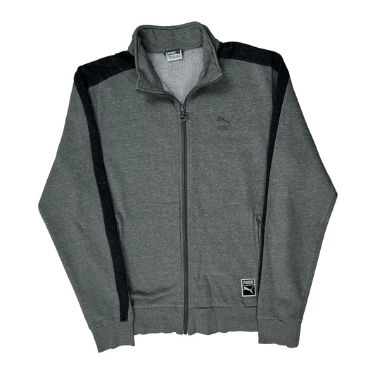 Puma Track Jacket - Medium Grey Polyester Blend