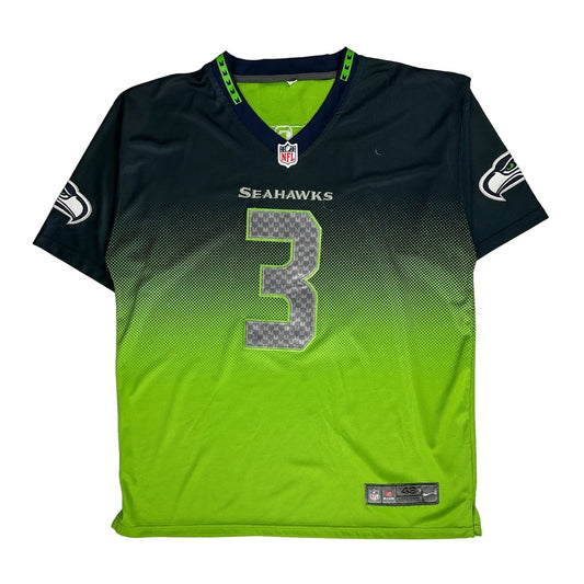 Seattle Seahawks Nike Nfl Football Jersey - Large Green Polyester