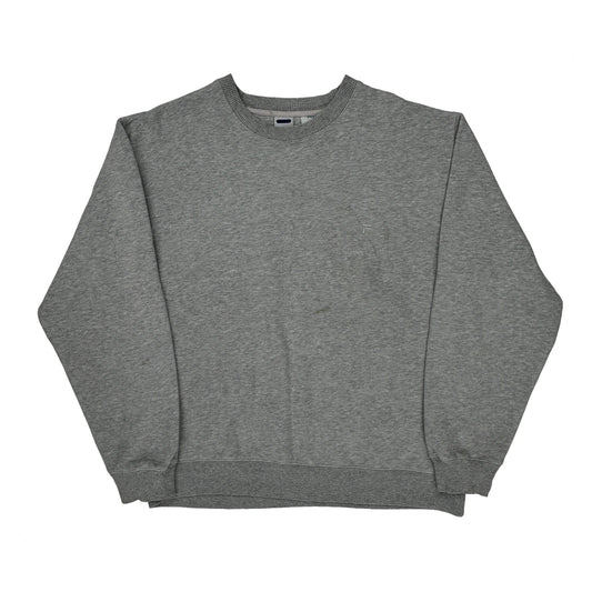 Fila Sweatshirt - Small Gray Cotton Blend