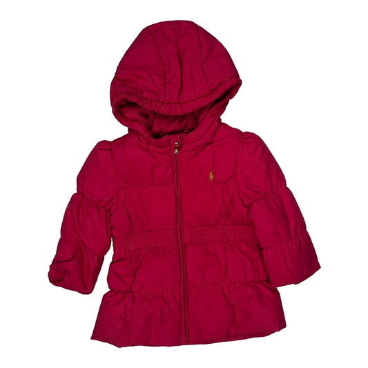 Age 12 Months Ralph Lauren Puffer - 4XS Red Polyester