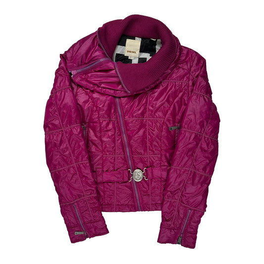 Diesel Jacket - Large Purple Polyester