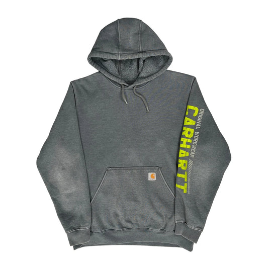 Original Fit Carhartt Hoodie - Large Grey Cotton