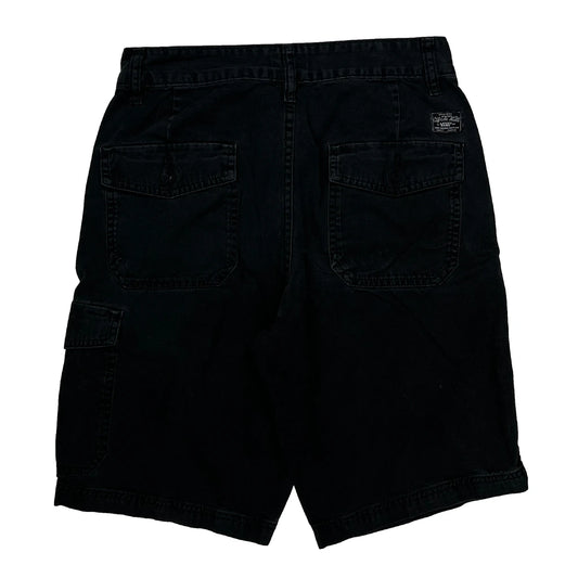 Vans Cargo Shorts - 28W 10L Black Cotton