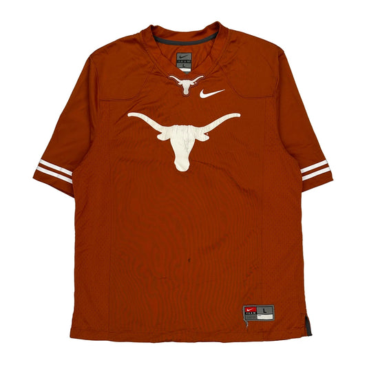 Texas Longhorns Nike Football Jersey - Large Orange Polyester