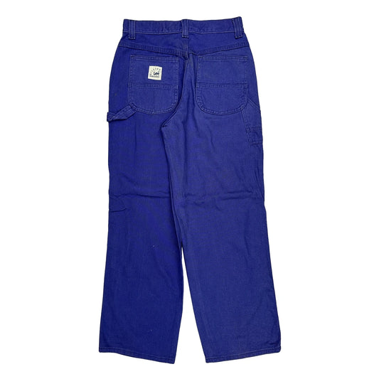 Age 16 Lee Carpenter Trousers - 28W 29L Blue Cotton