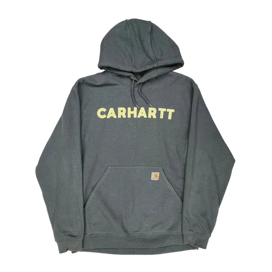 Vintage Carhartt Hoodie - Large Grey Cotton
