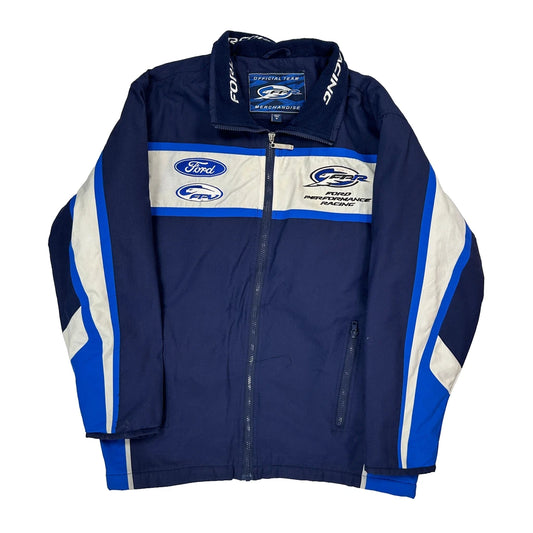 Ford Performance Racing Fordham Graphic Jacket - Medium White Polyester