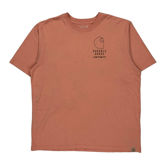 Carhartt T-Shirt - XL Orange Cotton