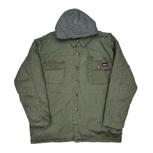 Dickies Jacket - 2XL Green Cotton