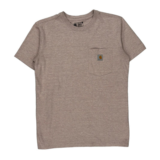 Carhartt T-Shirt - Small Grey Cotton Blend