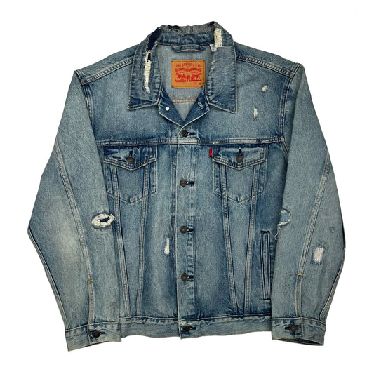 Vintage Levis Denim Jacket - XL Blue Denim