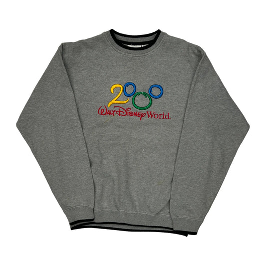 Disney Graphic Sweatshirt - Small Gray Cotton