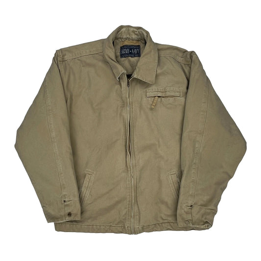 Army Navy Jacket - 3XL Beige Cotton