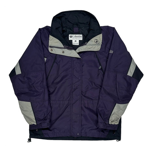 Fire Ridge Columbia Reversible Ski Jacket - Large Purple Nylon