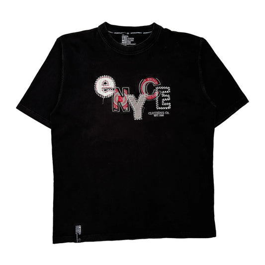 Enyce Graphic T-Shirt - Large Black Cotton