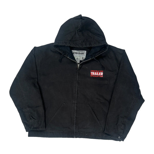 Workwear Steel Jacket - XL Black Cotton Blend