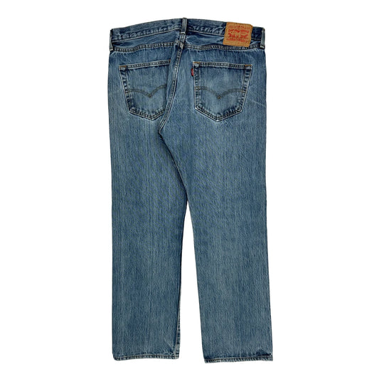 501 Levis Jeans - 37W 30L Light Wash Cotton