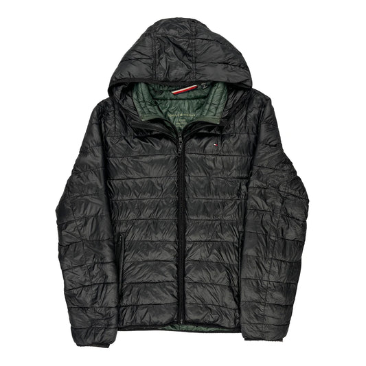 Packable Tommy Hilfiger Puffer - Large Black Polyester