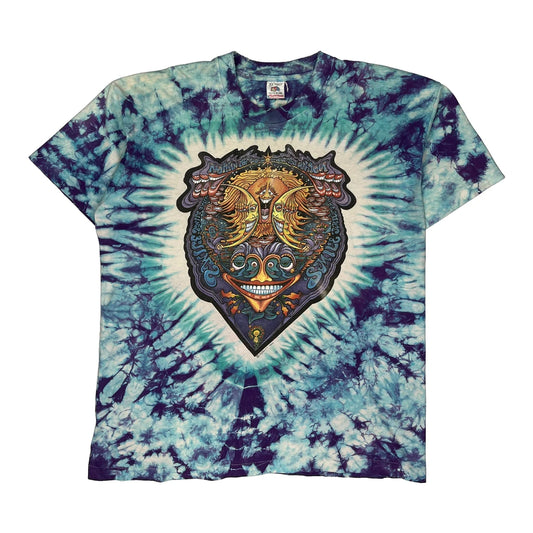 Grateful Dead Jester Fruit Of The Loom Single Stitch T-Shirt - XL Multicoloured Cotton