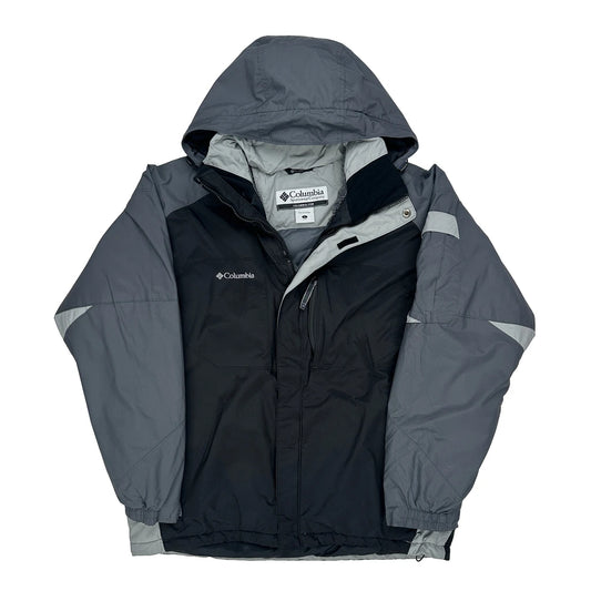 Columbia Waterproof Ski Jacket - Large Black Polyester