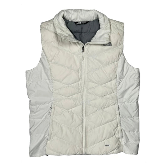 550 Fill The North Face Vest - XL White Polyester