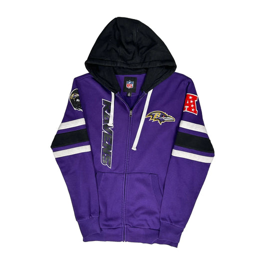 Baltimore Ravens Nfl Hoodie - Medium Purple Cotton
