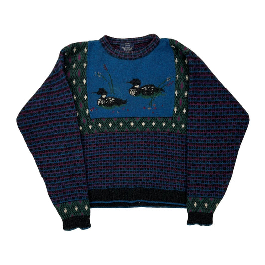 Woolrich Jumper - XL Multicoloured Wool