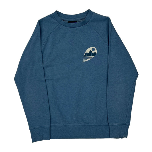 Age 10 Since 1973 Patagonia Graphic Sweatshirt - Large Blue Cotton