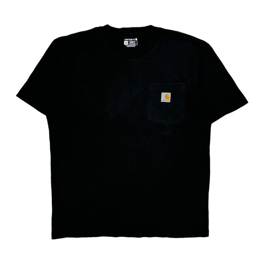 Loose Fit Carhartt T-Shirt - Medium Black Cotton
