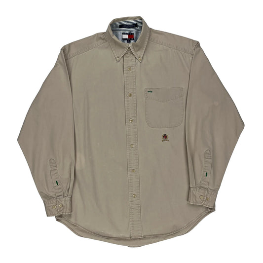 Tommy Hilfiger Shirt - Small Beige Cotton