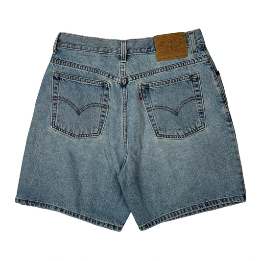 Levis Denim Shorts - 30W UK 12 Blue Cotton