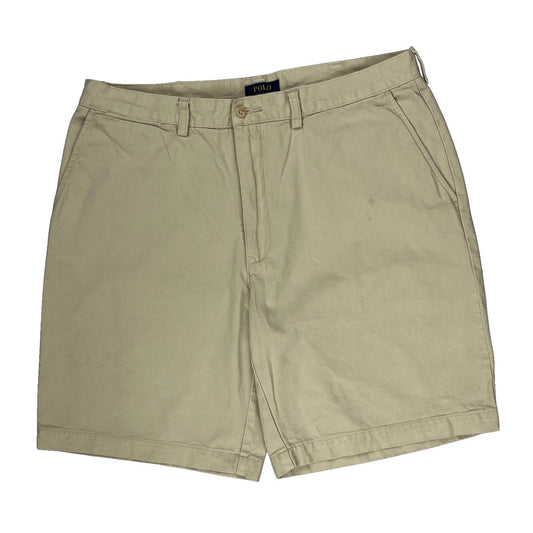 Vintage Ralph Lauren Chino Shorts - 36W 9L Beige Cotton
