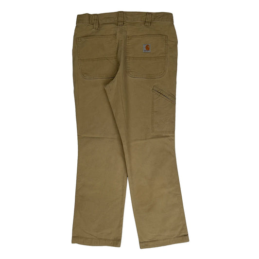 Carhartt Carpenter Trousers - 32W 30L Khaki Cotton