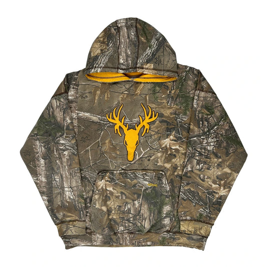 Realtree Camo Hoodie - 2XL Green Cotton Blend