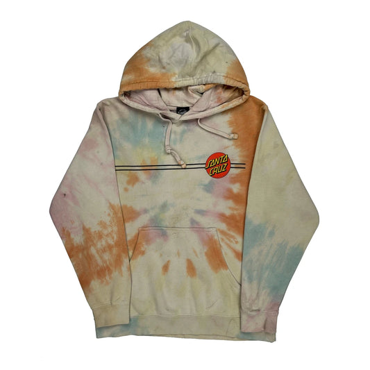 Santa Cruz Tie-Dye Hoodie - Medium Multicoloured Cotton Blend