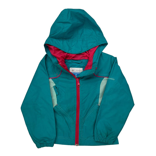 Age 4-5 Columbia Windbreaker - Small Blue Polyester