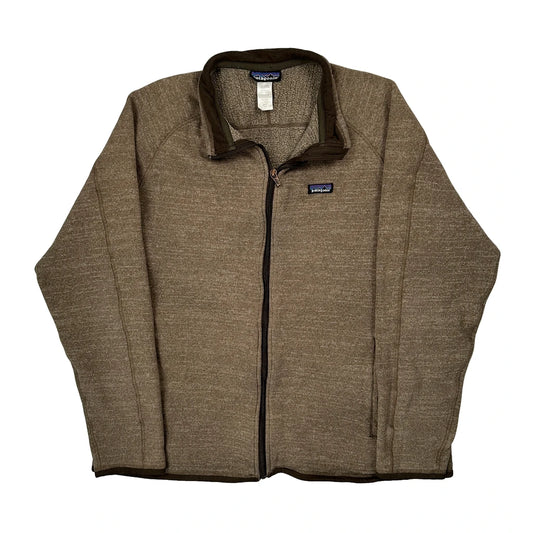 Patagonia Fleece Jacket - 2XL Brown Polyester